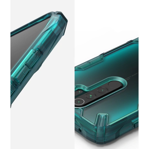 Etui Ringke Fusion-X Redmi Note 8 Pro Turquoise Green