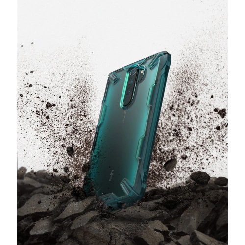 Etui Ringke Fusion-X Redmi Note 8 Pro Turquoise Green