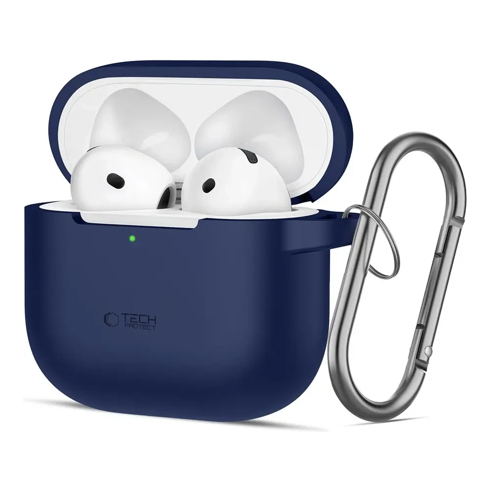 Hurtownia GSM - Etui Tech-Protect Silicone Hook Apple AirPods 4 Navy Blue - THP3585 - {ean13} - Hurt