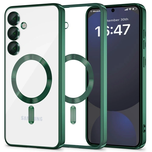 Etui Tech-Protect MagFlex MagSafe Samsung Galaxy S24 FE Jungle Green