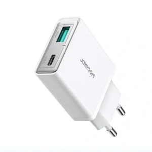 Ładowarka sieciowa Joyroom JR-TCF14 USB-A USB-C 20W PD QC3.0 biała