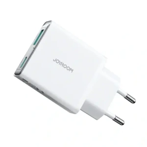 Ładowarka sieciowa Joyroom JR-TCF14 USB-A USB-C 20W PD QC3.0 biała