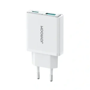 Ładowarka sieciowa Joyroom JR-TCF14 USB-A USB-C 20W PD QC3.0 biała