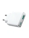 Hurtownia GSM - Joyroom JR-TCF14 hálózati töltő USB-A USB-C 20W PD QC3.0 fehér - JYR1099 - {ean13} - Hurt
