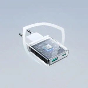 Ładowarka sieciowa Joyroom JR-TCF14 USB-A USB-C 20W PD QC3.0 biała