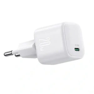 Ładowarka sieciowa Joyroom JR-TCG08 GaN USB-C 20W PD QC3.0 biała