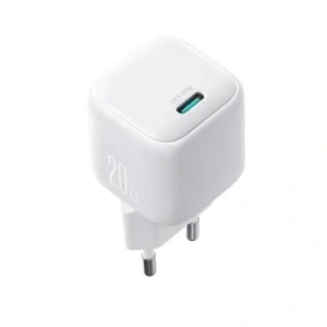 Ładowarka sieciowa Joyroom JR-TCG08 GaN USB-C 20W PD QC3.0 biała