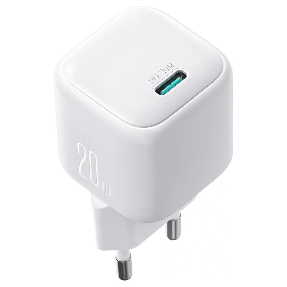 Hurtownia GSM - Joyroom JR-TCG08 hálózati töltő GaN USB-C 20W PD QC3.0 fehér - JYR1100 - {ean13} - Hurt