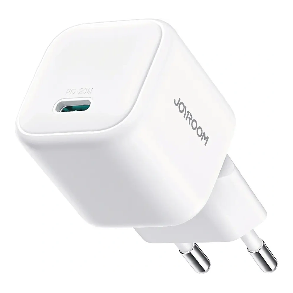 Hurtownia GSM - Joyroom JR-TCG08 hálózati töltő GaN USB-C 20W PD QC3.0 fehér - JYR1100 - {ean13} - Hurt