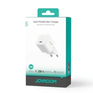 Ładowarka sieciowa Joyroom JR-TCG08 GaN USB-C 20W PD QC3.0 biała