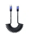 Hurtownia GSM - Joyroom S-A43 Crystal-Clear Series 30W Spiral-Kabel USB-C / Lightning 1.5m schwarz - JYR1102 - {ean13} - Hurt