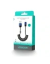 Hurtownia GSM - Joyroom S-A43 Crystal-Clear sorozat 3A spirál kábel USB-A / Lightning 1.5m fekete - JYR1103 - {ean13} - Hurt