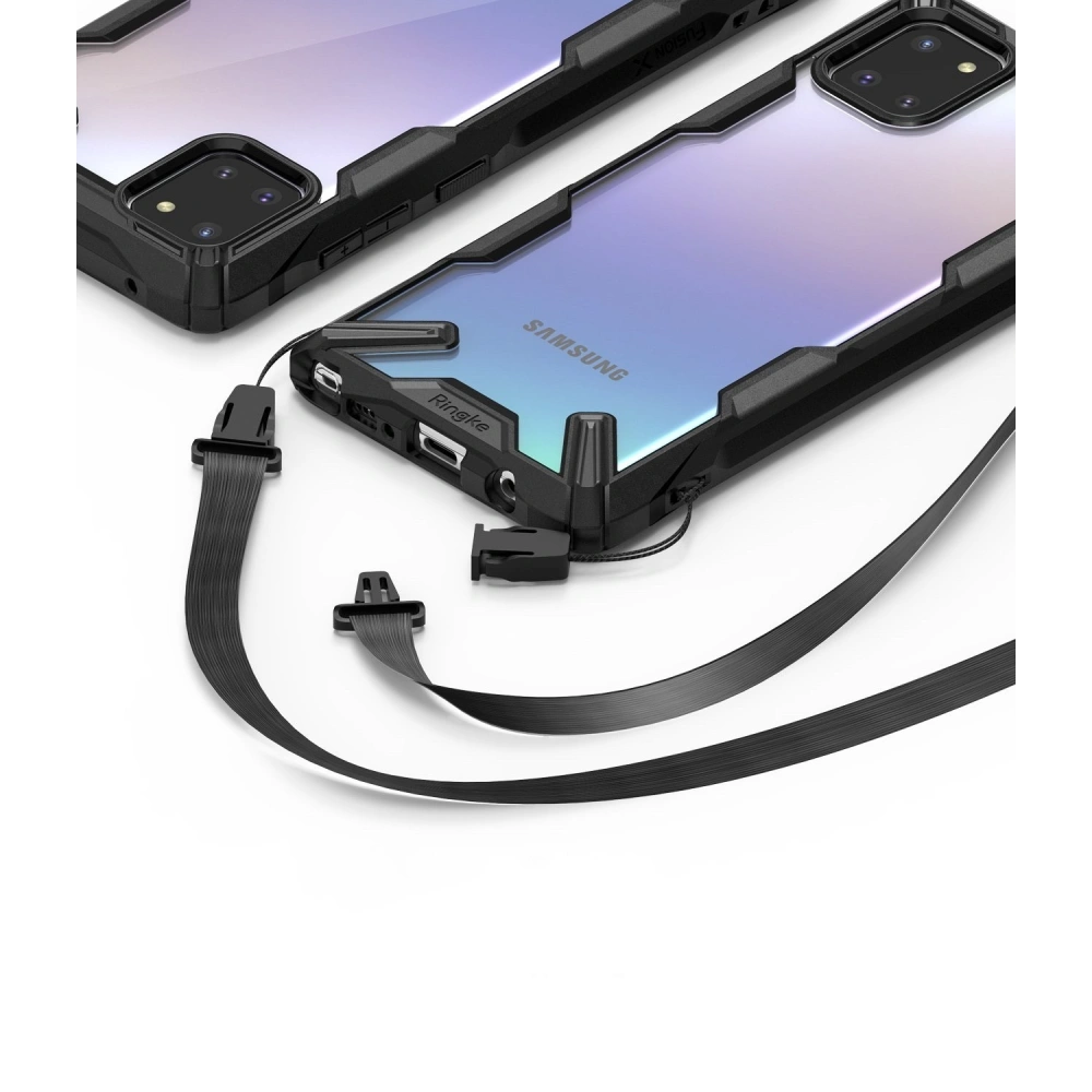 Hurtownia GSM - Etui Ringke Fusion-X Samsung Galaxy Note 10 Lite Black - RGK1131BLK - {ean13} - Hurt