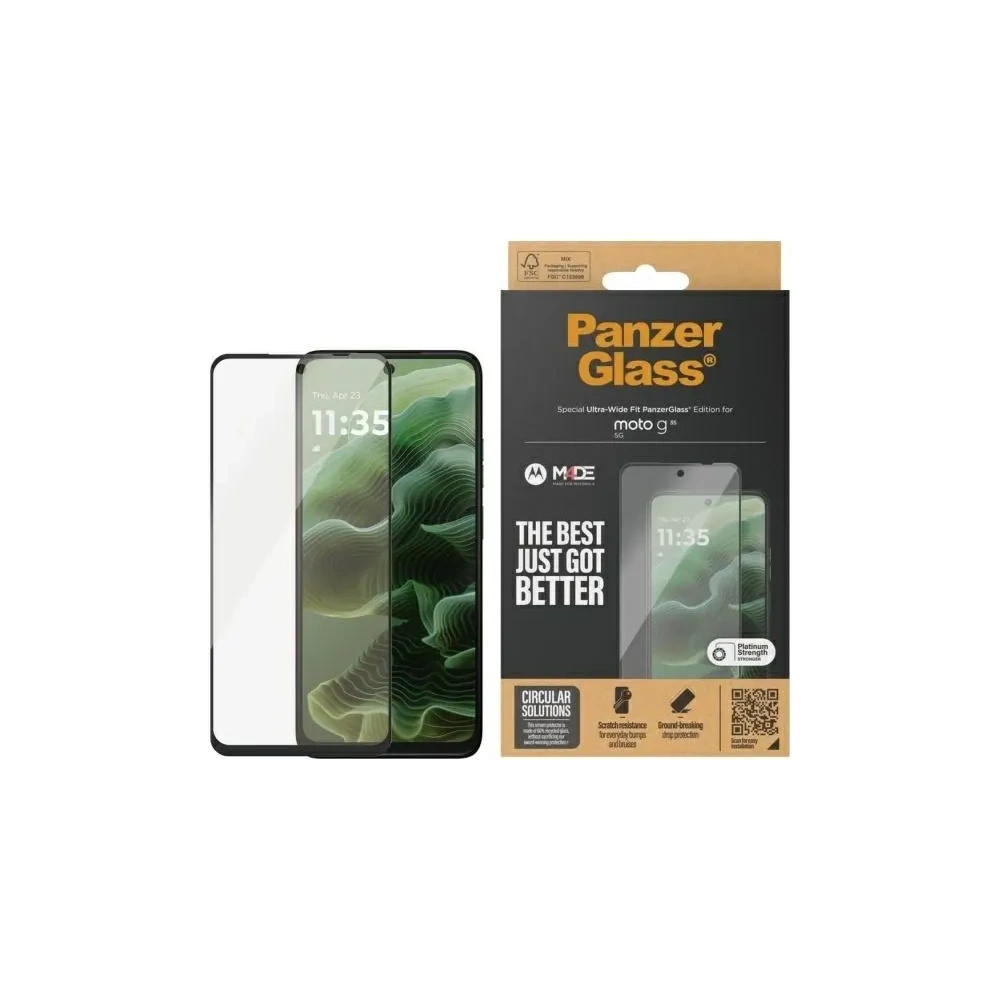 Hurtownia GSM - PanzerGlass Motorola Moto G35 5G Protecție pentru Ecran Ultra-Wide Fit - PZG735 - {ean13} - Hurt