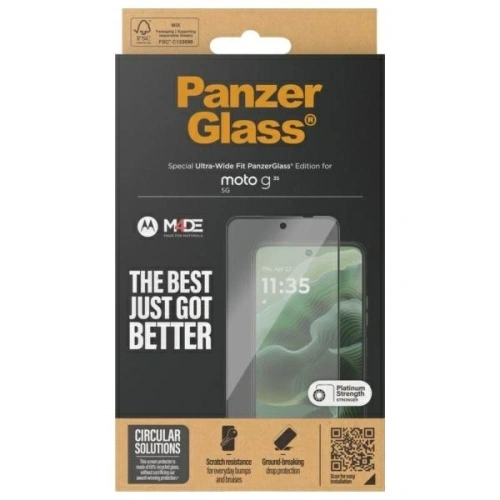 Szkło hartowane PanzerGlass Motorola Moto G35 5G Screen Protection Ultra-Wide Fit