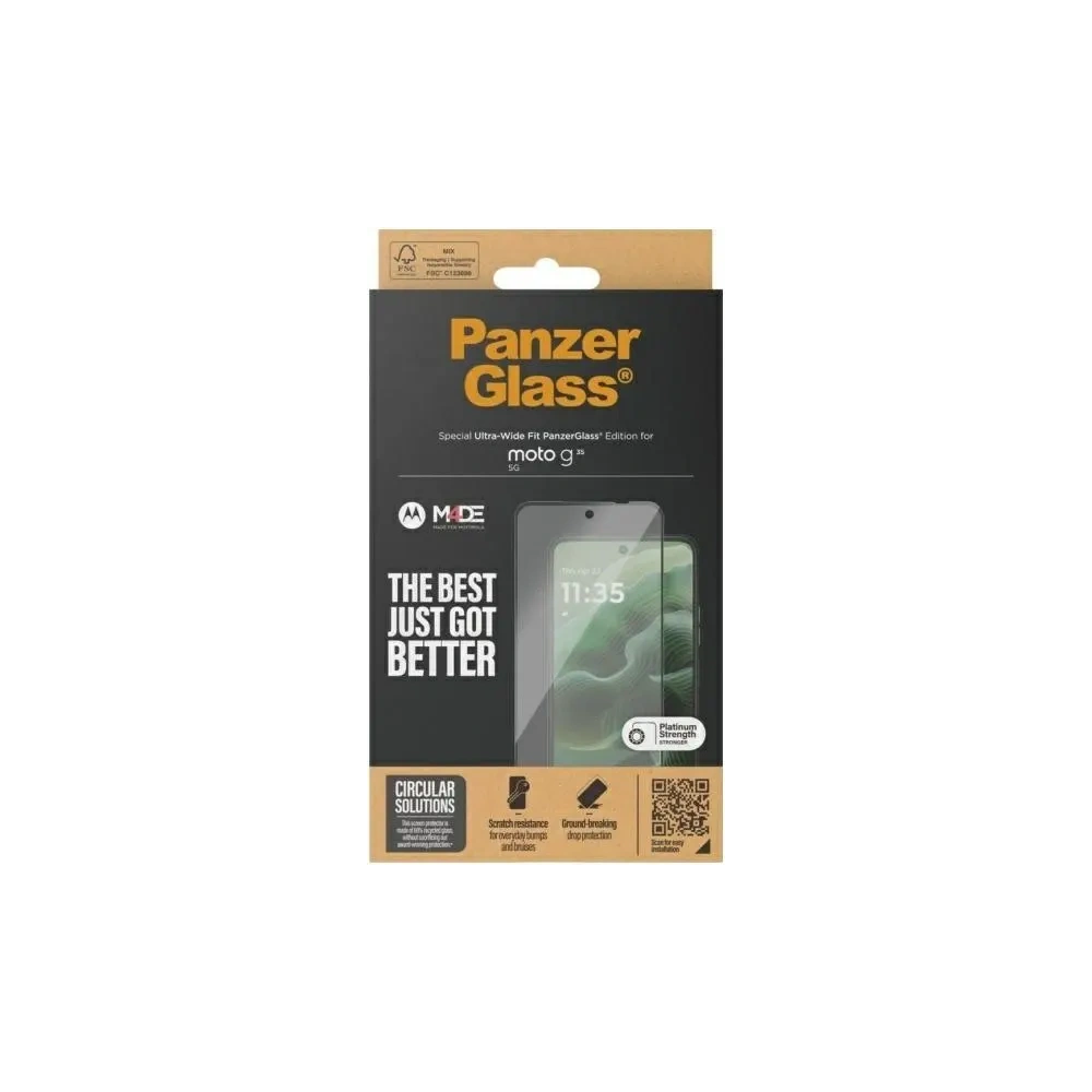 Hurtownia GSM - PanzerGlass Motorola Moto G35 5G Protecție pentru Ecran Ultra-Wide Fit - PZG735 - {ean13} - Hurt