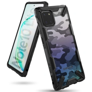 Etui Ringke Fusion-X Design Samsung Galaxy Note 10 Lite Camo (Moro) Black