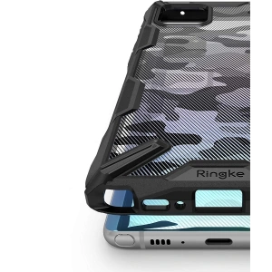 Etui Ringke Fusion-X Design Samsung Galaxy Note 10 Lite Camo (Moro) Black