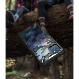Hurtownia GSM - Etui Ringke Fusion-X Design Samsung Galaxy Note 10 Lite Camo (Moro) Black - RGK1132MOB - {ean13} - Hurt