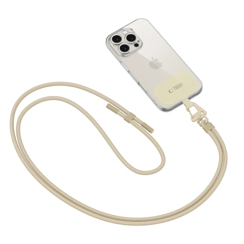 Smycz Tech-Protect C5S Rope Crossbody Strap Taupe