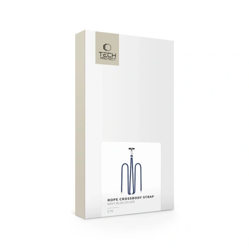 Smycz Tech-Protect C7S Rope Crossbody Strap Navy Blue/silver