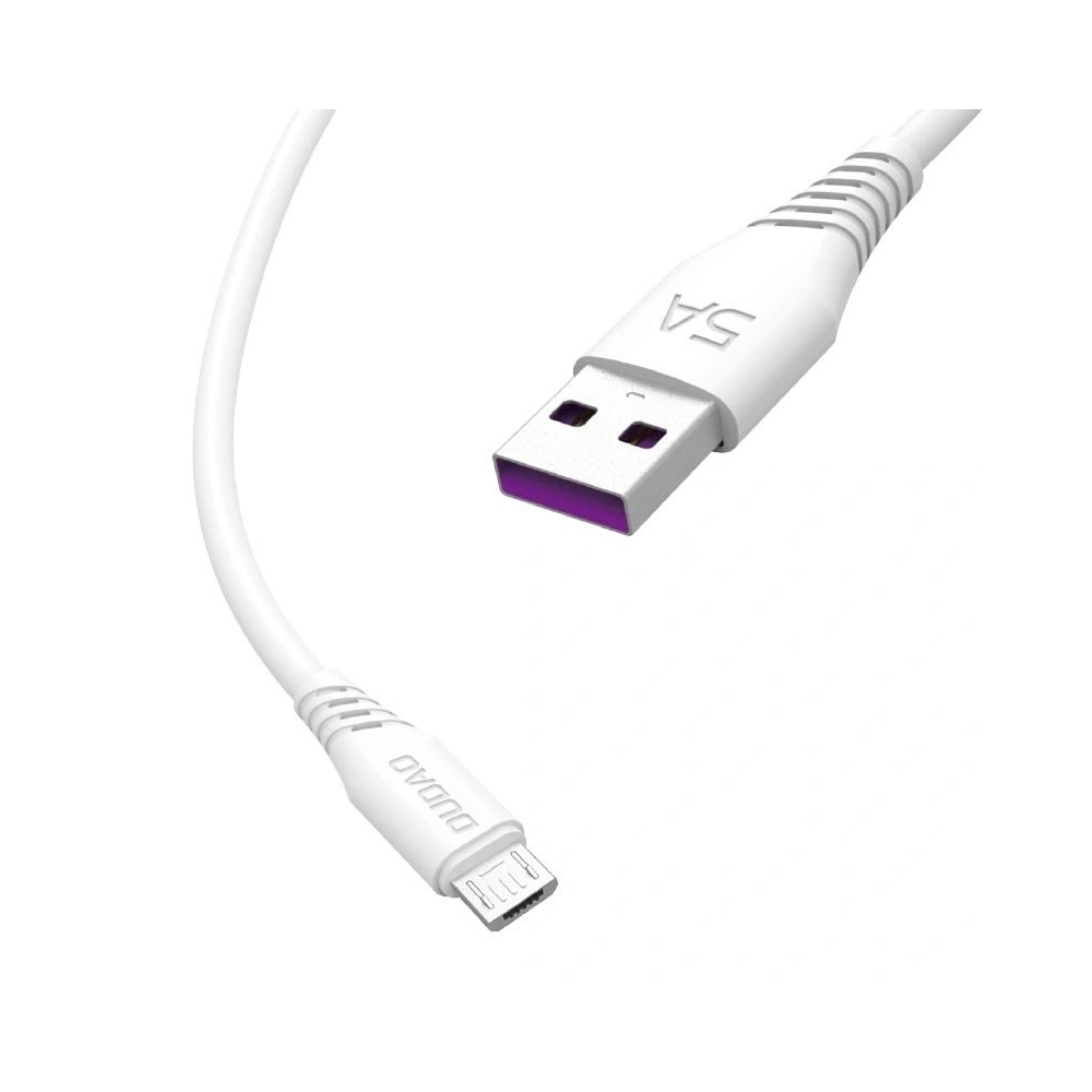 Hurtownia GSM - Dudao L2M USB-A / MicroUSB-Kabel 5A 1m weiß - DDA352 - {ean13} - Hurt