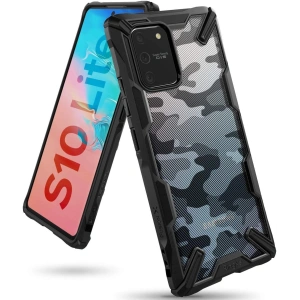Etui Ringke Fusion-X Design Samsung Galaxy S10 Lite Camo (Moro) Black
