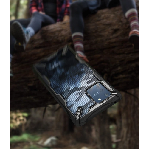 Etui Ringke Fusion-X Design Samsung Galaxy S10 Lite Camo (Moro) Black
