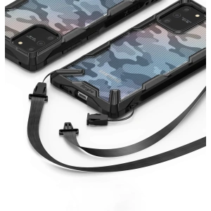 Hurtownia GSM - Etui Ringke Fusion-X Design Samsung Galaxy S10 Lite Camo (Moro) Black - RGK1134MOB - {ean13} - Hurt