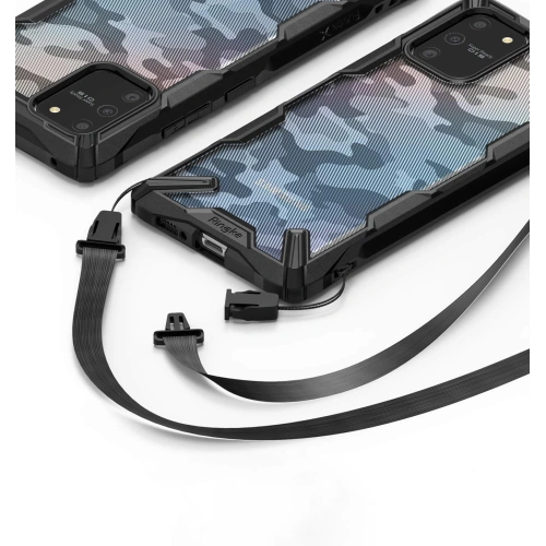 Etui Ringke Fusion-X Design Samsung Galaxy S10 Lite Camo (Moro) Black
