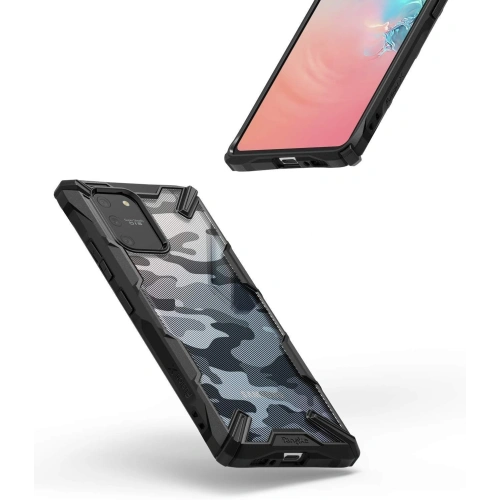 Etui Ringke Fusion-X Design Samsung Galaxy S10 Lite Camo (Moro) Black