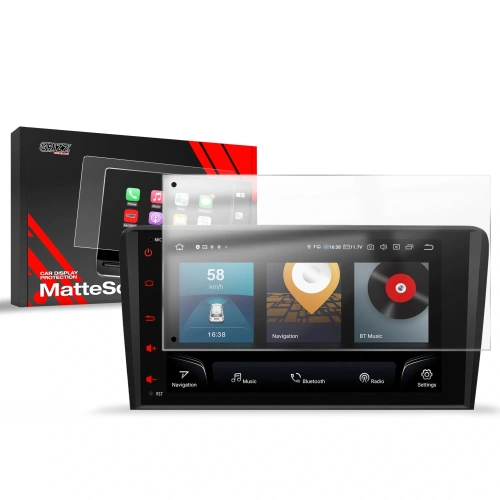 Folia matowa GrizzGlass CarDisplay Protection do Audi S3 8P Android Radio 2006-2012