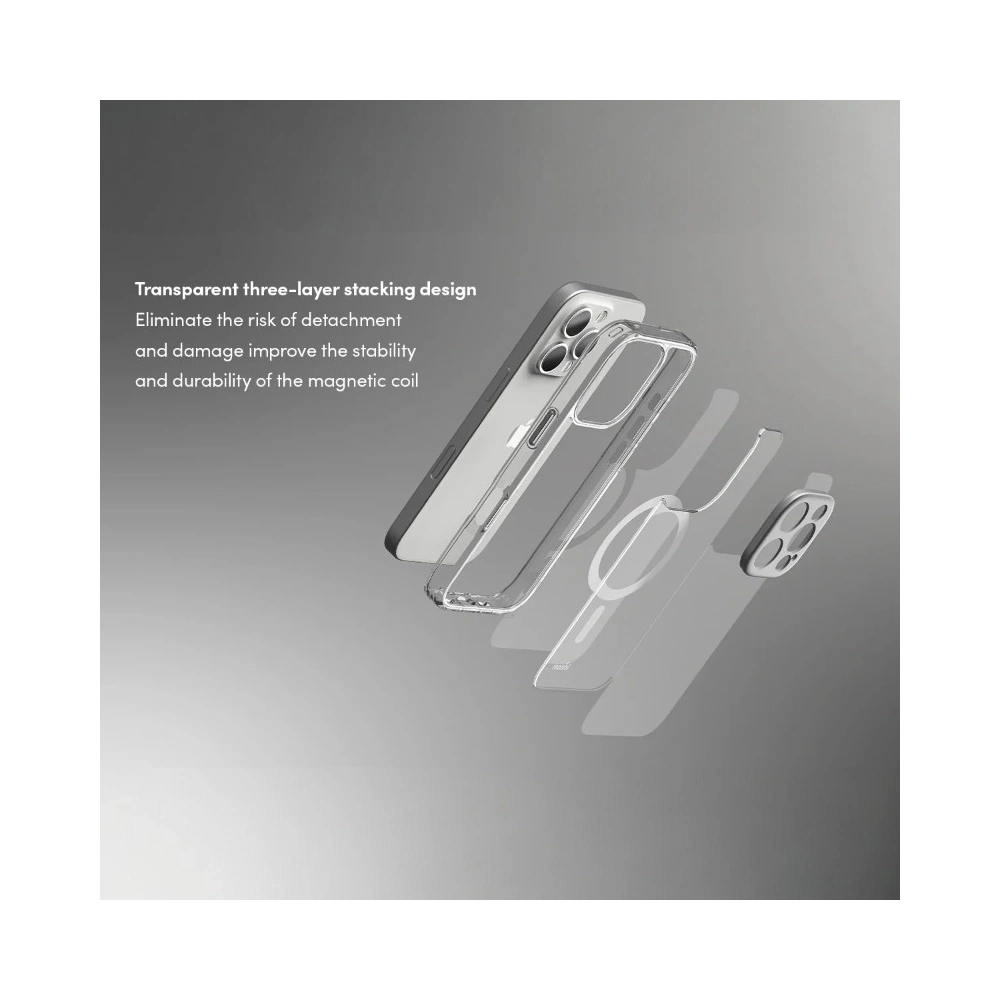 Hurtownia GSM - Moshi iGlaze MagSafe Apple iPhone 16 (Luna Silver) - MOSH334 - {ean13} - Hurt