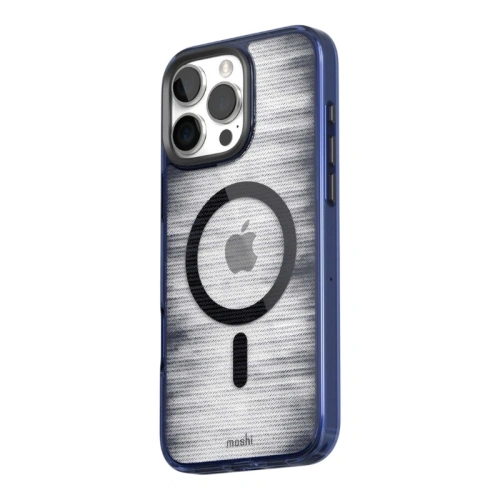 Etui Moshi iGlaze MagSafe Apple iPhone 16 Pro (Dusk Indigo)