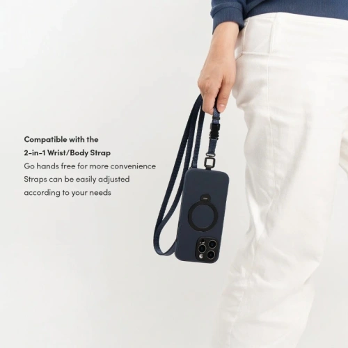 Etui Moshi Kameleon MagSafe Apple iPhone 16 Pro z funkcją podstawki (Midnight Blue)