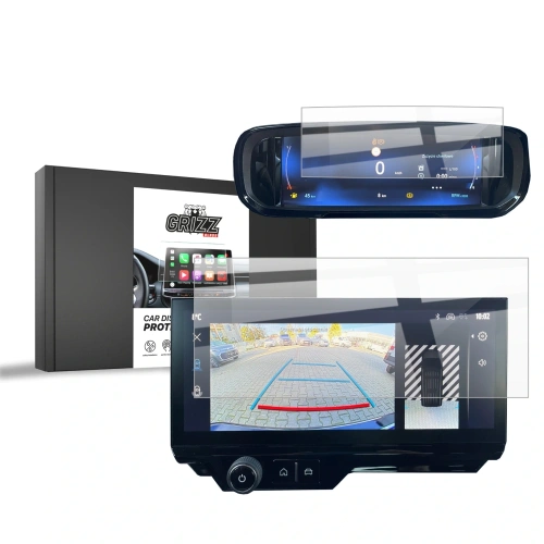 Folia ceramiczna GrizzGlass CarDisplay Protection do Peugeot Partner 3 10" 2023-2025 [2w1]