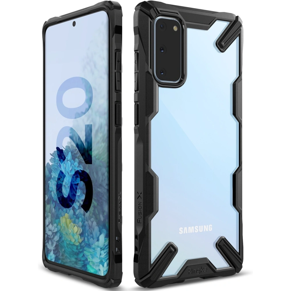 Hurtownia GSM - [OUTLET] Tok Ringke Fusion-X Samsung Galaxy S20 Fekete - OT-801 - {ean13} - Hurt