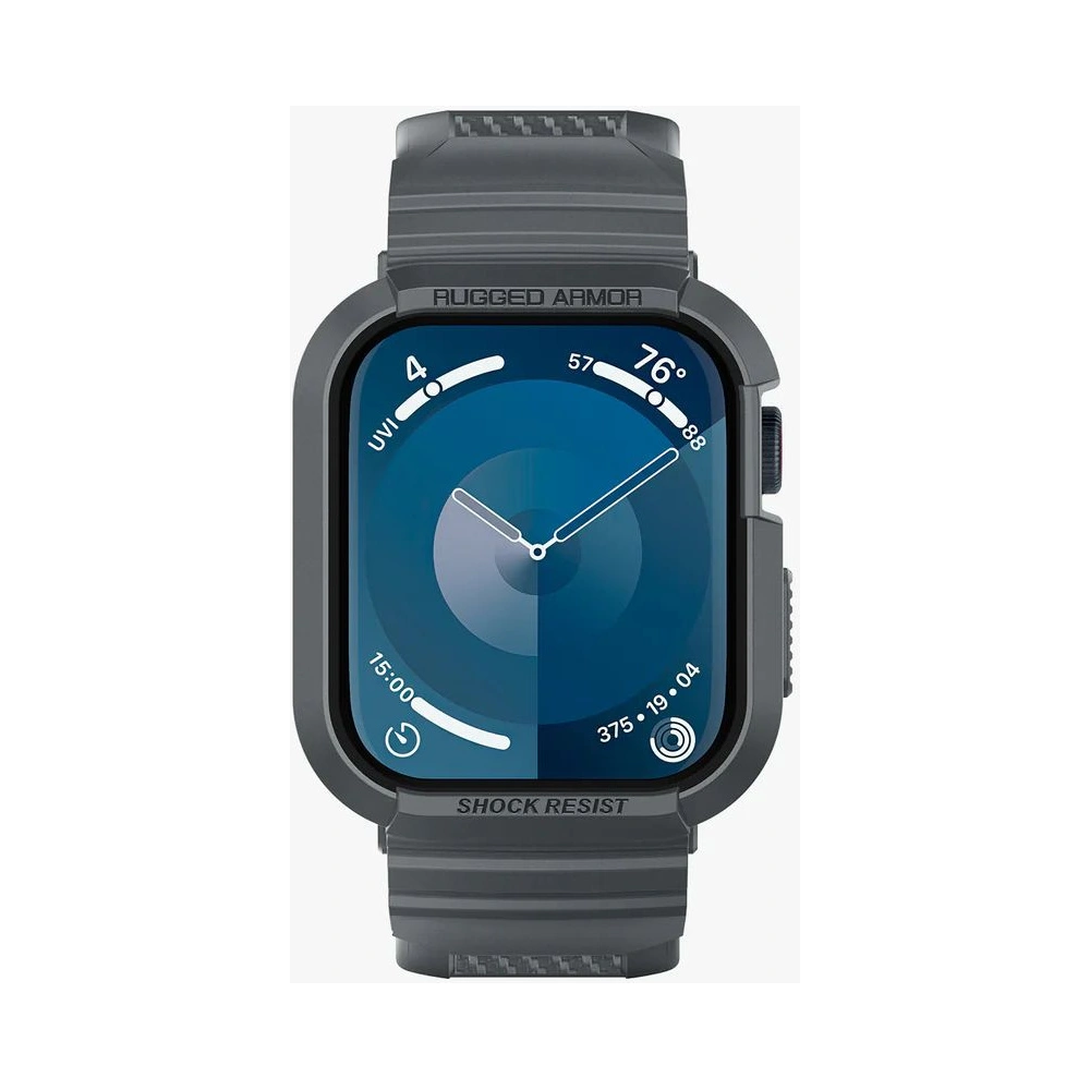 Hurtownia GSM - [OUTLET] Etui Spigen Rugged Armor Pro Apple Watch 4/5/6/7/8/9/SE 44/45mm Dark Grey - OT-806 - {ean13} - Hurt