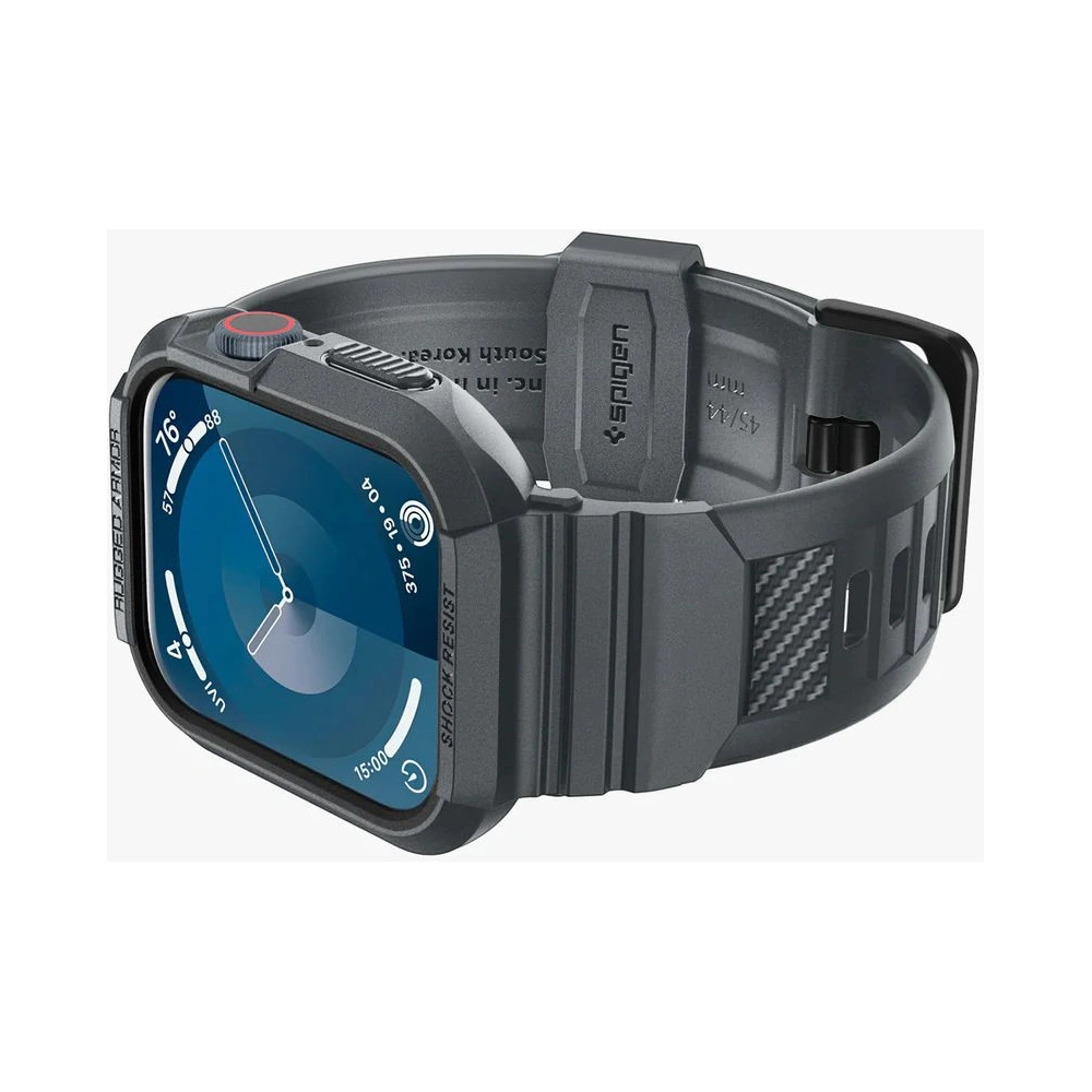 Hurtownia GSM - [OUTLET] Etui Spigen Rugged Armor Pro Apple Watch 4/5/6/7/8/9/SE 44/45mm Dark Grey - OT-806 - {ean13} - Hurt