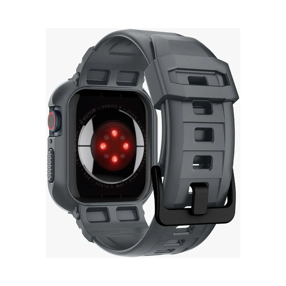 Hurtownia GSM - [OUTLET] Etui Spigen Rugged Armor Pro Apple Watch 4/5/6/7/8/9/SE 44/45mm Dark Grey - OT-806 - {ean13} - Hurt
