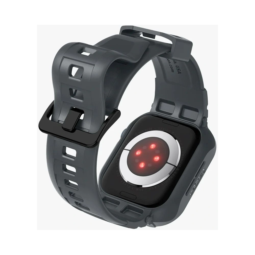 Hurtownia GSM - [OUTLET] Etui Spigen Rugged Armor Pro Apple Watch 4/5/6/7/8/9/SE 44/45mm Dark Grey - OT-806 - {ean13} - Hurt