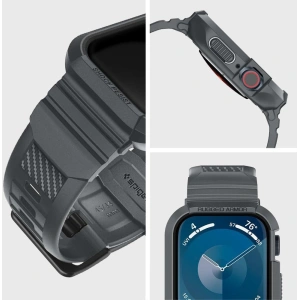 Hurtownia GSM - [OUTLET] Case Spigen Rugged Armor Pro Apple Watch 4/5/6/7/8/9/SE 44/45mm Dunkelgrau - OT-806 - {ean13} - Hurt
