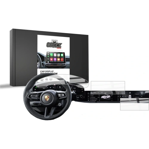 Folia ceramiczna GrizzGlass CarDisplay Protection do Porsche Taycan Upper Screens (2019-2025) Grizz 3w1