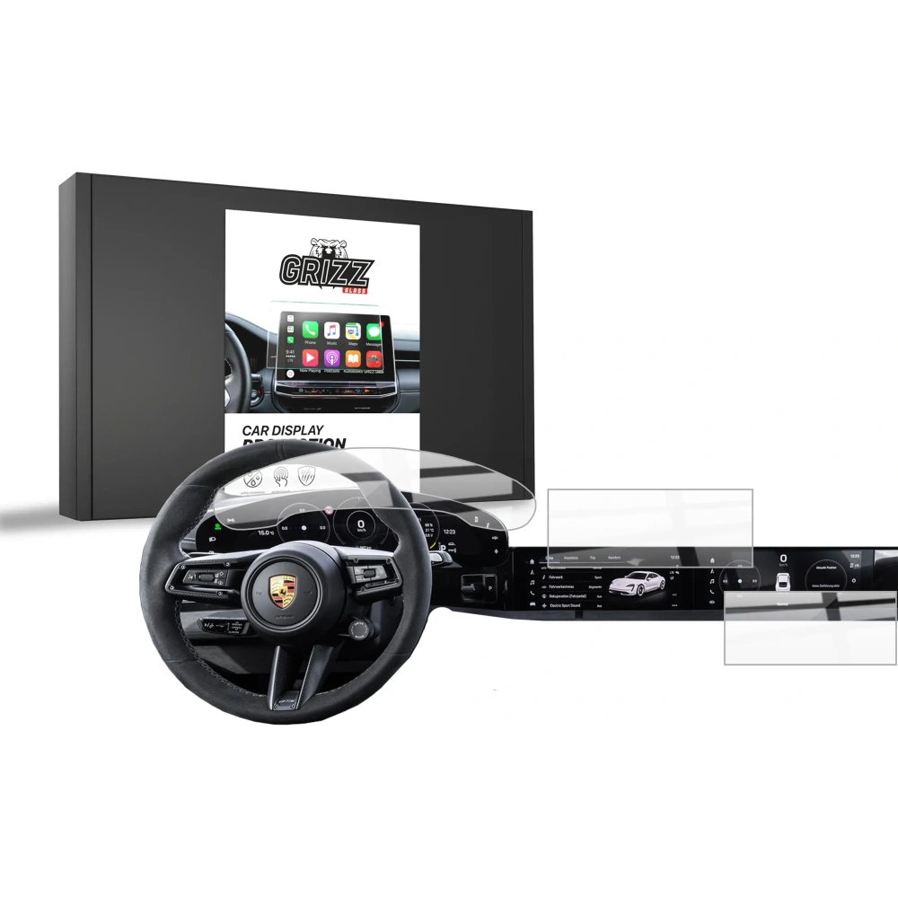 Hurtownia GSM - Folia ceramiczna GrizzGlass CarDisplay Protection do Porsche Taycan 2019-2024 [3w1] - GRZ12141 - {ean13} - Hurt