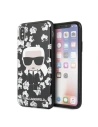 Hurtownia GSM - Karl Lagerfeld KLHCPXFLFBBK iPhone X/Xs czarny/black Flower Ikonik Karl - KLD256BLK - {ean13} - Hurt