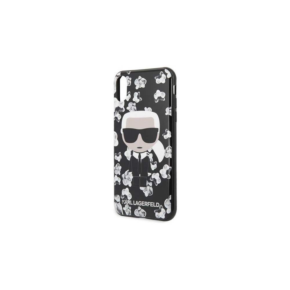 Hurtownia GSM - Karl Lagerfeld KLHCPXFLFBBK iPhone X/Xs czarny/black Flower Ikonik Karl - KLD256BLK - {ean13} - Hurt