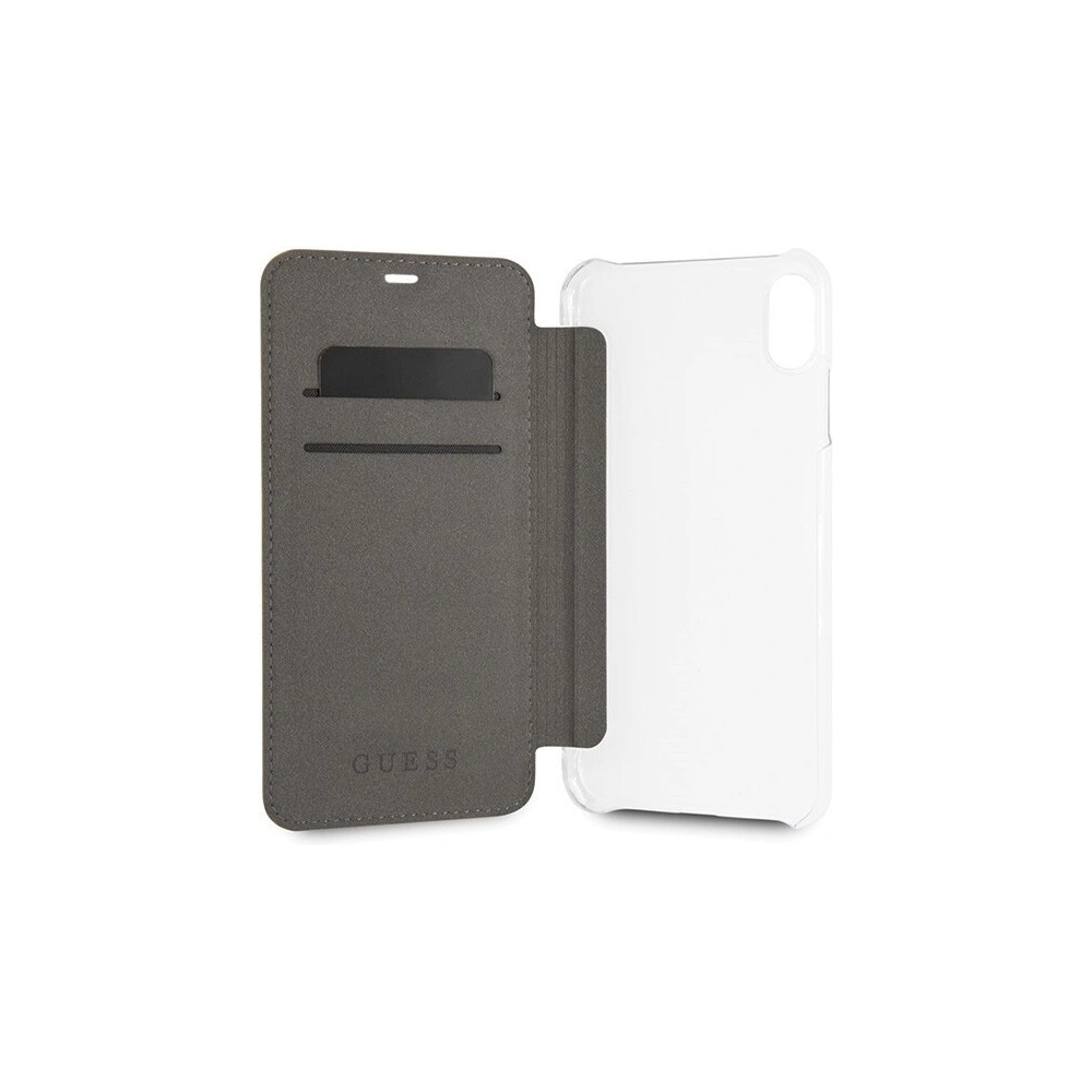 Hurtownia GSM - Etui Guess GUFLBKI65KASABK Apple iPhone XS Max czarny/black book Kaia Saffiano - GUE401BLK - {ean13} - Hurt