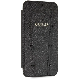 Hurtownia GSM - Etui Guess GUFLBKI65KASABK Apple iPhone XS Max schwarz/black book Kaia Saffiano - GUE401BLK - {ean13} - Hurt