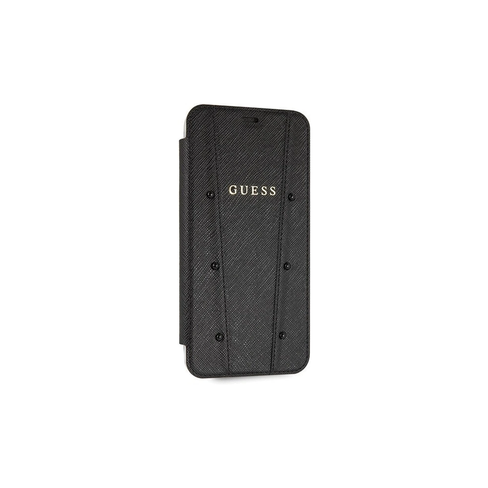 Hurtownia GSM - Etui Guess GUFLBKI65KASABK Apple iPhone XS Max czarny/black book Kaia Saffiano - GUE401BLK - {ean13} - Hurt