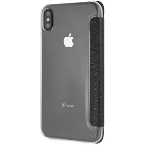 Hurtownia GSM - Etui Guess GUFLBKI65KASABK Apple iPhone XS Max schwarz/black book Kaia Saffiano - GUE401BLK - {ean13} - Hurt